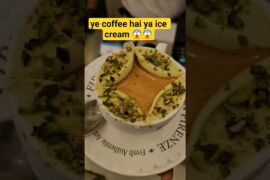 italy ki mashhoor Affogato coffee 😋 #italy #coffee #icecream #recipe #restaurant #newdelhi #pistashu