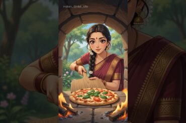 🌳Giant Tree House Pizza🍕| Cozy Forest Cooking ASMR | #ghibli #cooking #asmr #shorts