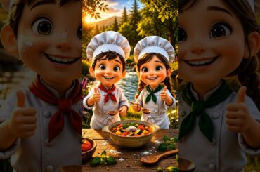 Minestrone Soup  #tinychef  #asmr  #shorts #cooking