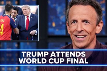 Trump Attends FIFA World Cup Final