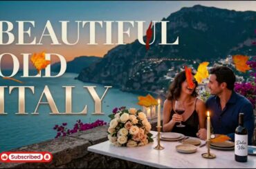 Beautiful Old Italy 🇮🇹 Best Vintage Italian Songs with Scenic Amalfi & Capri Landscapes
