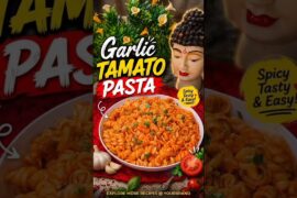 Tomato Garlic Pasta Recipe 🍝 #recipe #viral #food #shorts #ytshorts #easyrecipes #reels #pasta