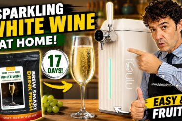 Homemade Sparkling White Wine 🍾 in Just 17 Days!