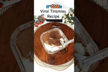 No-Bake Italian Dessert in 30 Seconds #Shorts#youtubeshorts #ytshorts #tiramisu #viral #foodie
