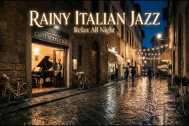 Romantic Venice Jazz 🌙 Smooth Italian Lounge Music for Dinner, Wine and Cozy Evenings