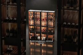 Italian-style wine cabinet