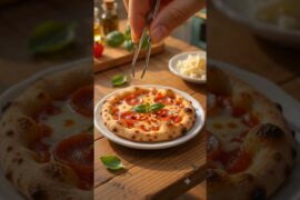 Mini New York Style Pizza 🍕 | Crispy Thin Crust Mini Pizza | Easy Homemade Recipe #shorts #pizza