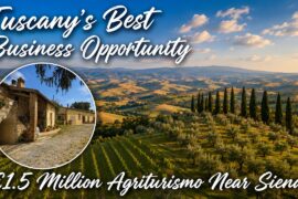 Own a Winery, Restaurant & Agriturismo in Tuscany! Agriturismo €1,500,000 Near Siena 30 Acres