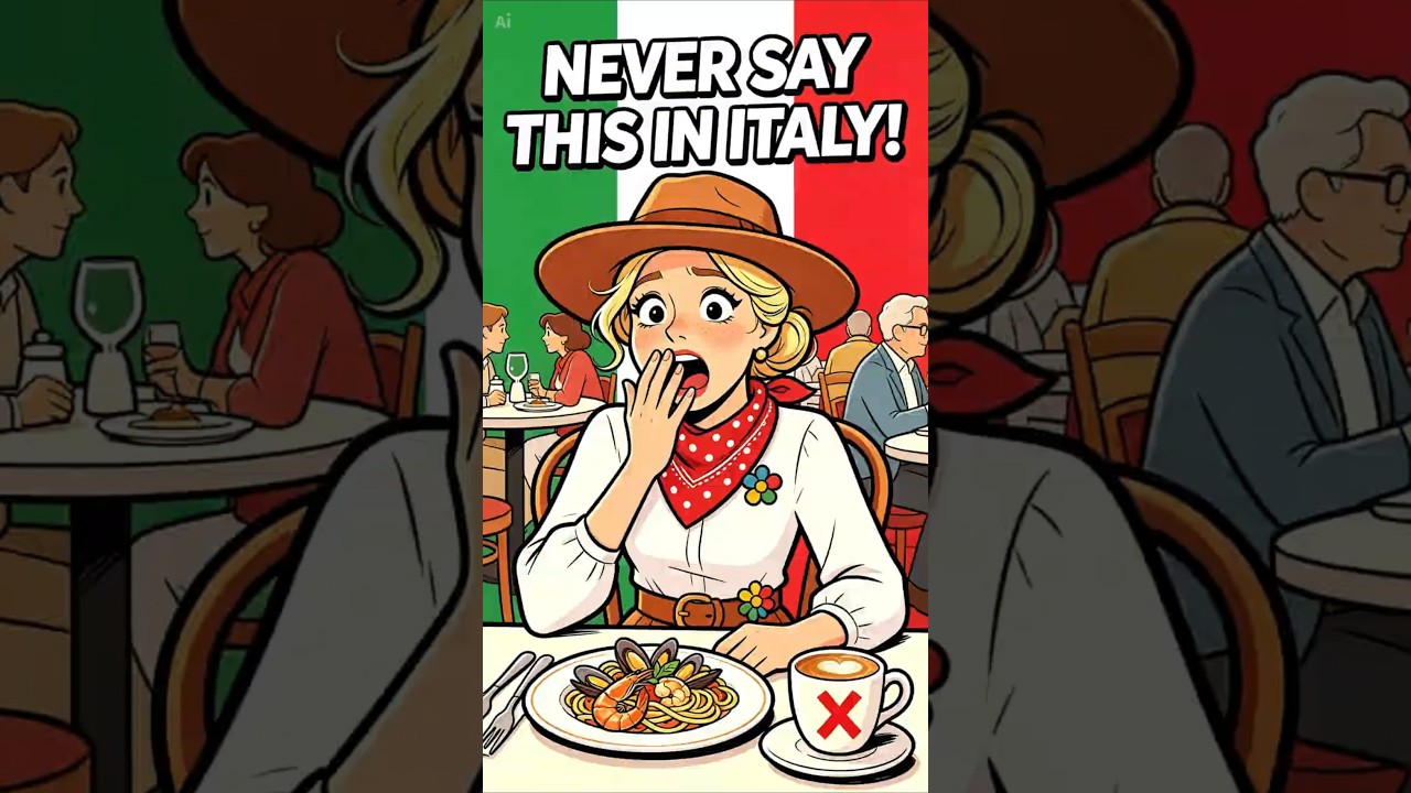 3 Things You Should NEVER Say in an Italian Restau #learnitalian #shorts 3 Things You Should NEVER Say in an Italian Restau #learnitalian #shorts