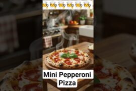America's Favorite Pepperoni Pizza 🍕🔥 | Cheesy Mini Cooking #shorts#Viral #Trending #Satisfying 🧑‍🍳😄