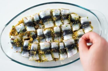 🐟 Sicilian-Style Baked Herring | Aringa Beccafico | Traditional Italian Oven Recipe