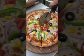 Making Cheesy Veg Pizza at a Roadside Stall 🍕