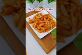 Red sauce pasta #food #recipe #cooking #asmr #sweetsour #pasta #easyrecipe