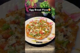 Egg Bread Pizza | Easy & Tasty | #shorts #food #cooking #foodie #recipe #pizza #eggpizza #ytshorts