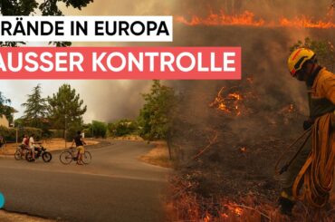 Waldbrand-Inferno in Europa: In vielen Orten bleibt kaum Zeit zur Flucht
