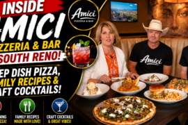 Inside Amici Pizzeria & Bar in South Reno | Deep Dish Pizza, Family Recipes & Craft Cocktails | Food