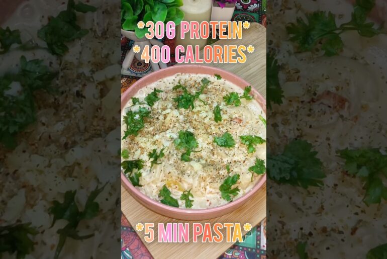 *5*Min PASTA🍝| protein pasta | easy tasty pasta recipe#ytshorts #pasta #cooking #recipe #healthyfood