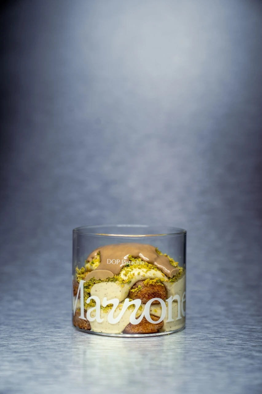 Marrone's DOP Pistachio flavour tiramisu