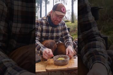 Lemon Halloumi Pasta in the Forest