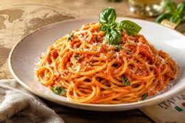 Italian food pasta