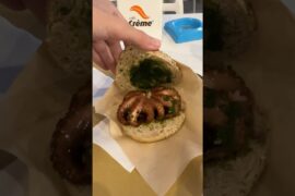 Trying A Whole Octopus Sandwich In Italy🐙👀#foodie #italy #italian #foodreview #restaurant #food