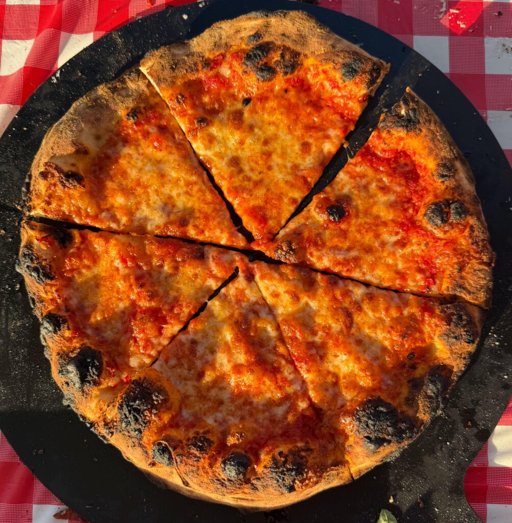 NY Style Sourdough Pizza in Gozney Arc XL