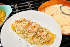 Homemade dinner, restaurant energy. Vibing with pasta