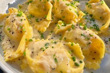 Lemon crab agnolotti