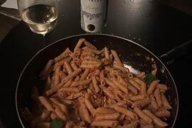 Penne com vodka