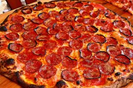 New Haven style pepperoni pizza from my Ooni Koda 2 Pro