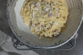 Spaghetti Carbonara, very tasty, will do it again!
