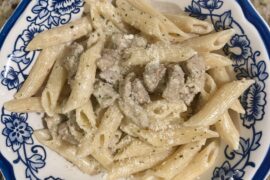 Creamy Herb Pork Pasta