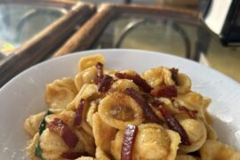 Orecchiette a la carbonara fatto in casa
