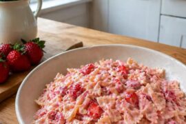 Have you tried Polish strawberry pasta? 🍓🤤
