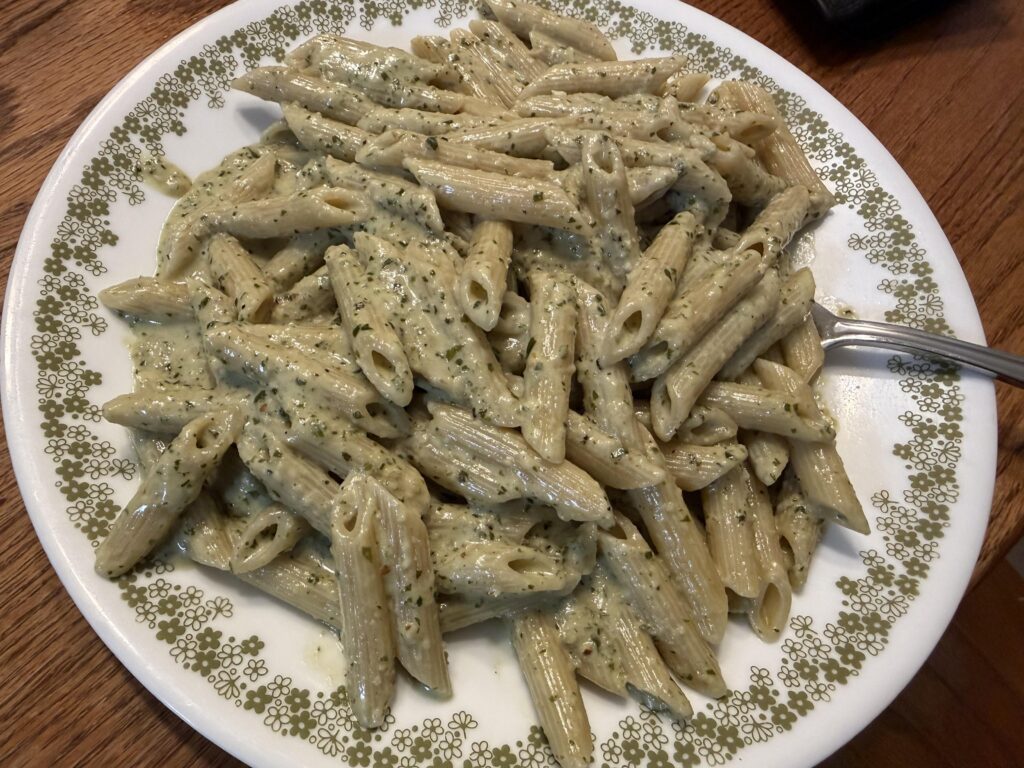 Homemade pesto creme Homemade pesto creme