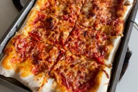 First time making pizza