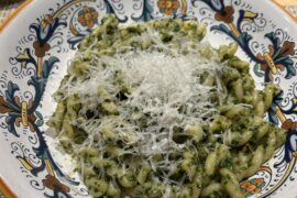 Gemelli with Homemade Pesto