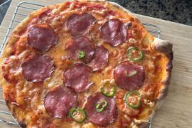 Very happy with my latest pizza