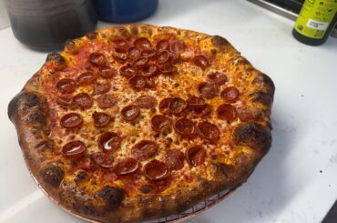 48-Hour Cold Ferment Pepperoni Pizza | 25% Poolish | Home Oven + Baking Steel