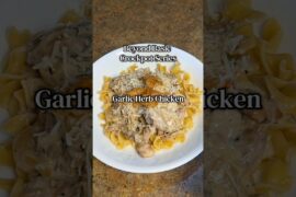 Beyond Basic Crockpot Series:Garlic Herb Chicken Recipe below 👇🤤 #beyondbasiccrockpotseries