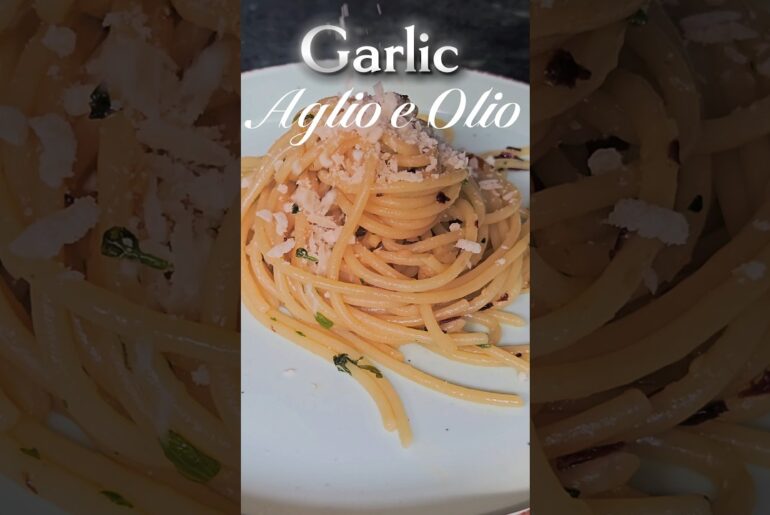 Spaghetti alio e olio   #italianfood