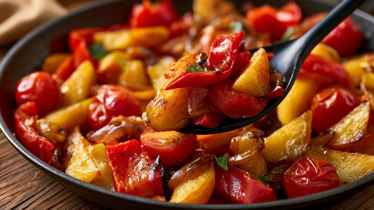 Better than Fries! Authentic Italian Potatoes and Peppers recipe. One-pan dinner in minutes! Better than Fries! Authentic Italian Potatoes and Peppers recipe. One-pan dinner in minutes!