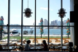 Spectacular views at La Tavernetta in East Boston.