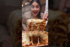 🍝 The Secret Behind Authentic Italian Lasagna | Old Rome Restaurant Recipe#shorts  #italianfood