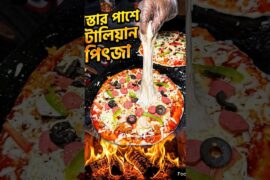 রাস্তার পাশে ইটালিয়ান পিৎজা