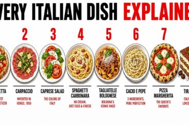 Every Famous Italian Dish Explained From Pizza to Tiramisu