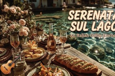 Luxury Seaside Paradiso | Soothing Italian Guitar For Fine Dining At Mediterranean Coast