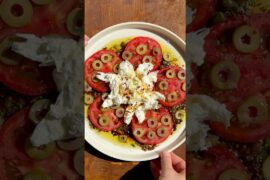 Tomato Burrata Carpaccio