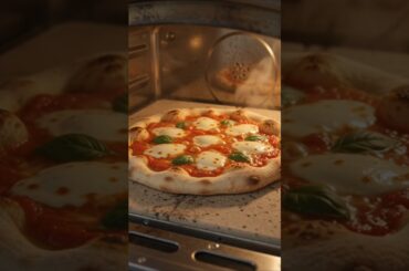 Authentic Margherita Pizza 🍕 | Easy Homemade Italian Pizza Recipe #shorts