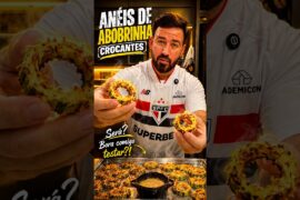 Testei os famosos anéis de abobrinha da internet… será que vale a pena?